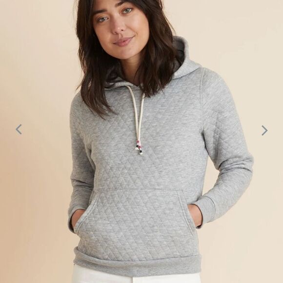 MARINE layer Corbet Hoodie in Light Heather Grey - Picture 2 of 5